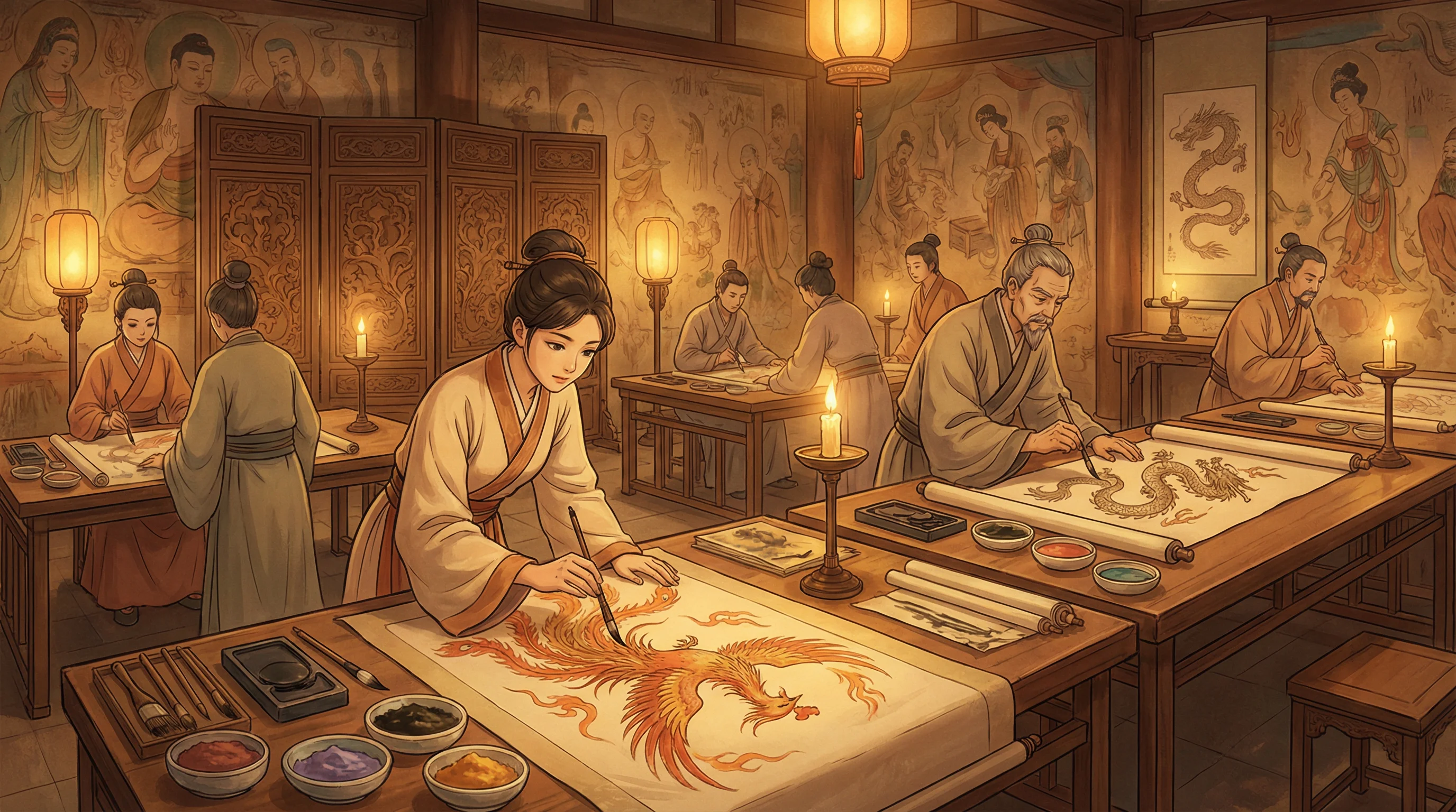 画师入驻 - 新金瓶梅龚琳娜版本 国风动漫画师